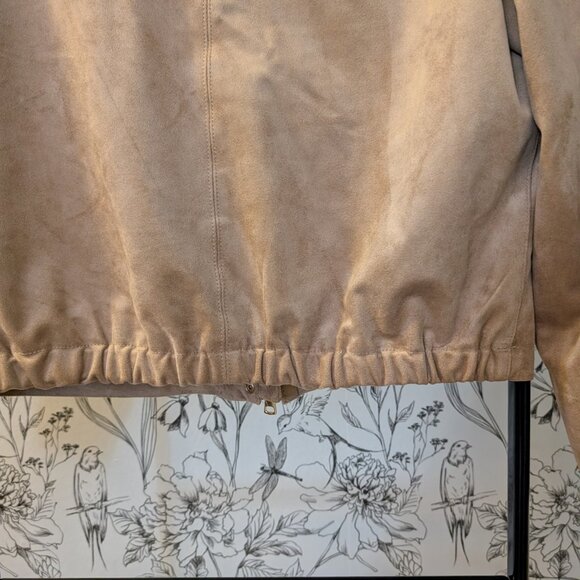 Zara FAUX SUEDE JACKET - Picture 7 of 9